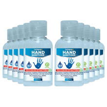 Termin8 Anti-Bacterial Hand Sanitiser Gel, Kills 99.9% Bacteria, 10x60ml