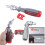 Adjustable Rotation Ratchet Screwdriver-Turnable double head 3