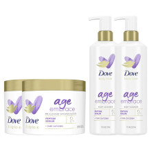 Dove Body Love Age Embrace Duo with Peptide Cleanser & Shower Butter, 2 Pack