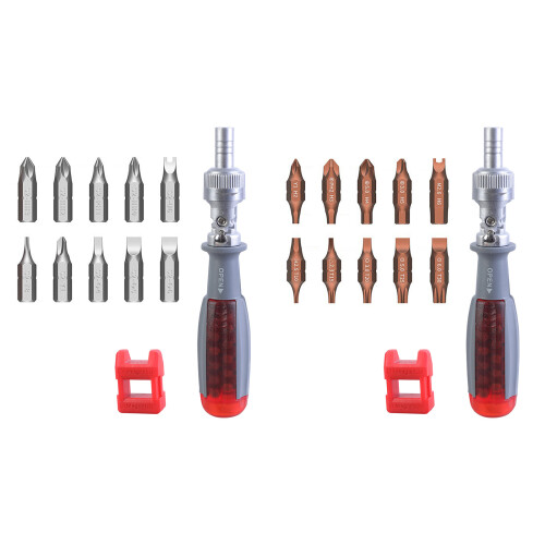 Adjustable Rotation Ratchet Screwdriver-Turnable double head 1