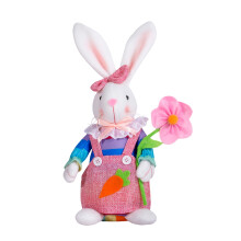 Festival Puppe Ostern Kaninchen Spielzeug Plüsch-Kaninchenblumen