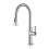 Solid Brass Pull Down Kitchen Faucet with Magnetic Docking Sprayer and Chrome Finish 1