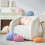 Seashell Throw Pillow Soft Plush Shell Shaped Cushion for Couch or Bed White 13 Inch 3