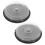 2pcs Compact 10 Disc CD DVD Storage Case with Black Spindle TravelFriendly Disc Organizer 1