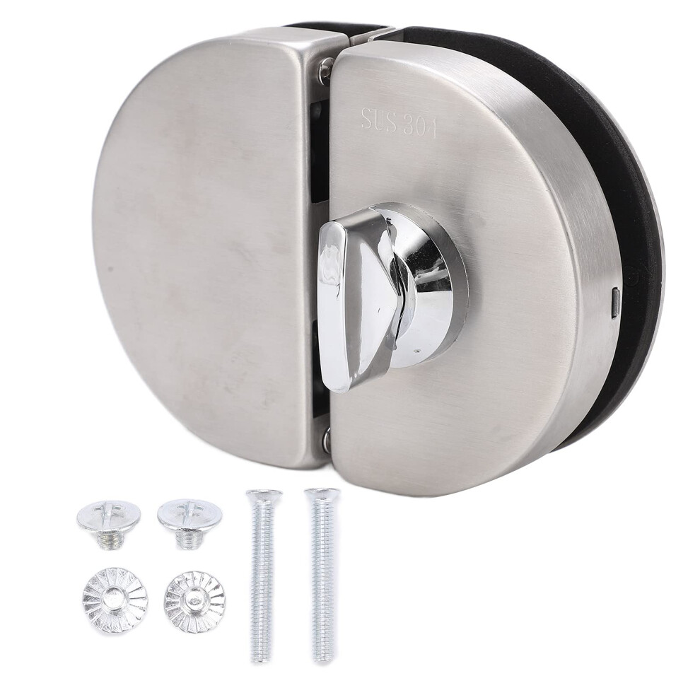 Glass Door Lock Split Type Stainless Steel 97X65mm For 1012Mm Frameless Sliding Glass Door Security 9119770770394