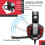 Ακουστικά για παιχνίδια με surround ήχο, μαλακά αεριζόμενα ακουστικά, φώτα LED για 6