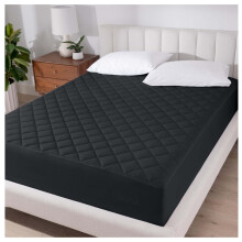 Cooling Mattress Pad King Split Head – Breathable Quilted Topper with Deep Pocket and Hypoallergenic Comfort