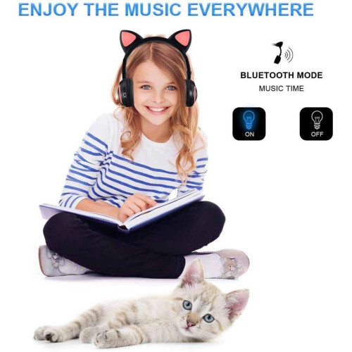 Ακουστικά Bluetooth για παιδιά, ρυθμιζόμενο στήριγμα κεφαλής για καθολική εφαρμογή, 1