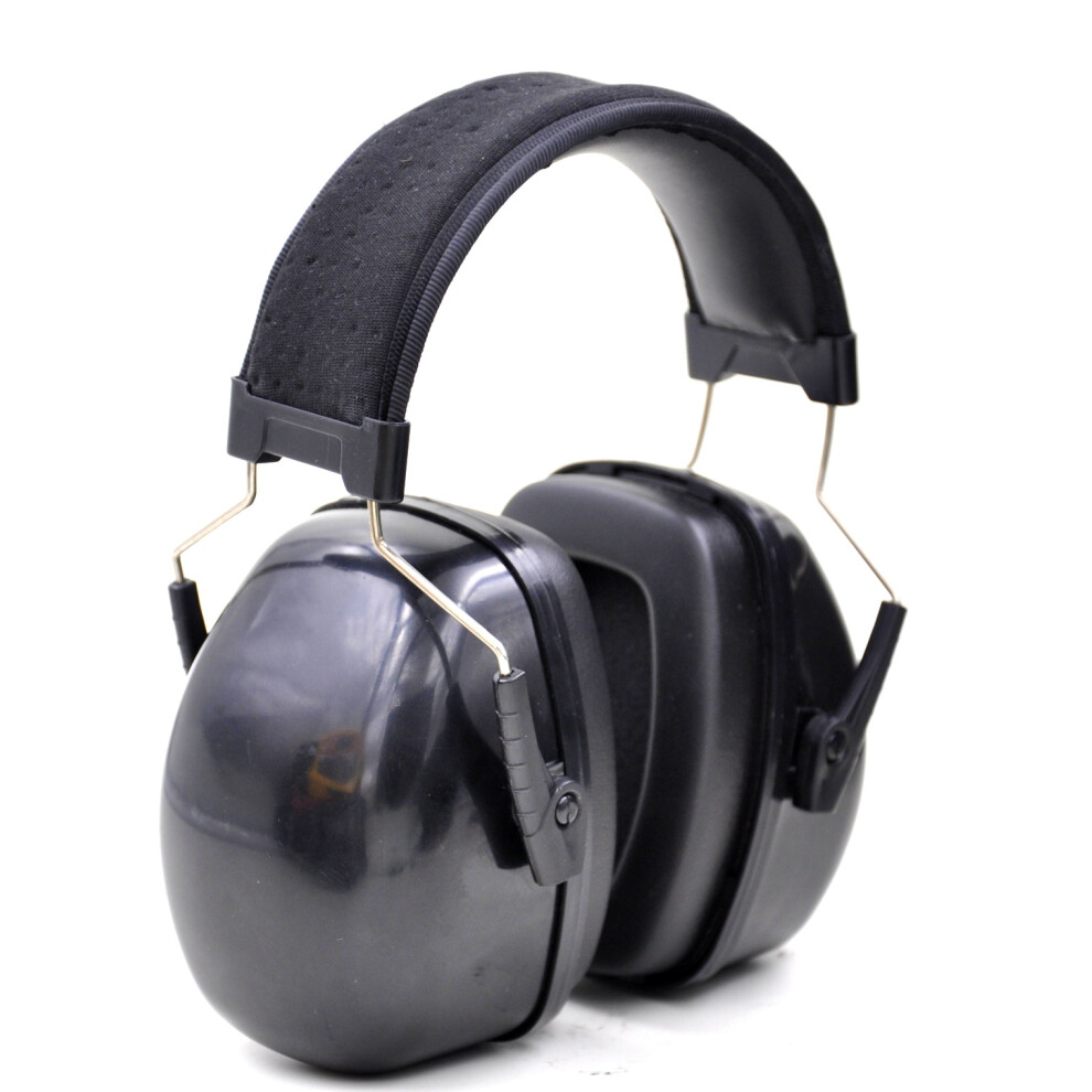 Foldable Noise Cancelling Ear Muffs, Durable Abs Shell With Flexible Headband, Certified 33Db Reduction For Adult Hearing Protection, Black, Durable 9420858000839