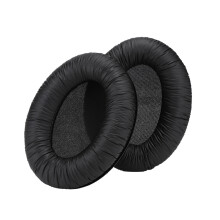 Ljudisolerande öronkuddar för Sennheiser Extra Comfort Frog Leather Högelastisk bomull och långvariga ersättningsöronkuddar för headset
