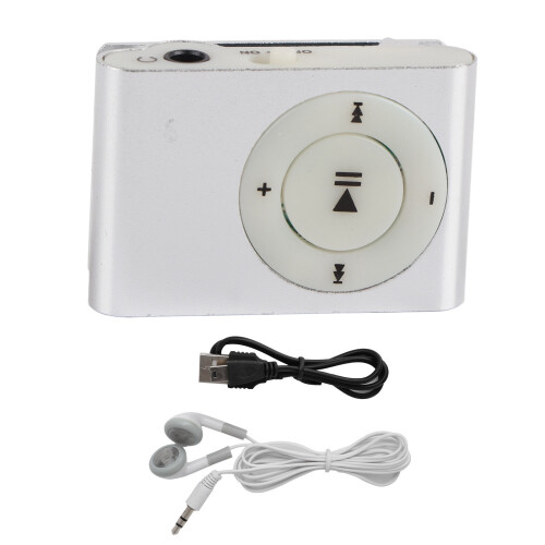 Συμπαγές MP3 Player με κλιπ, ψηφιακό music player μεγάλης διάρκειας μπαταρίας, μεταλλικό
