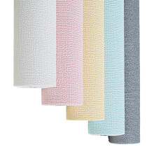 Waterproof Peel and Stick Ceiling Tiles with Realistic Texture for Bathroom and Bedroom Blue 0.75x15m
