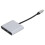 Ψηφιακός προσαρμογέας πολλαπλών θυρών AV Thunderbolt3Converter Πολυλειτουργικός 3