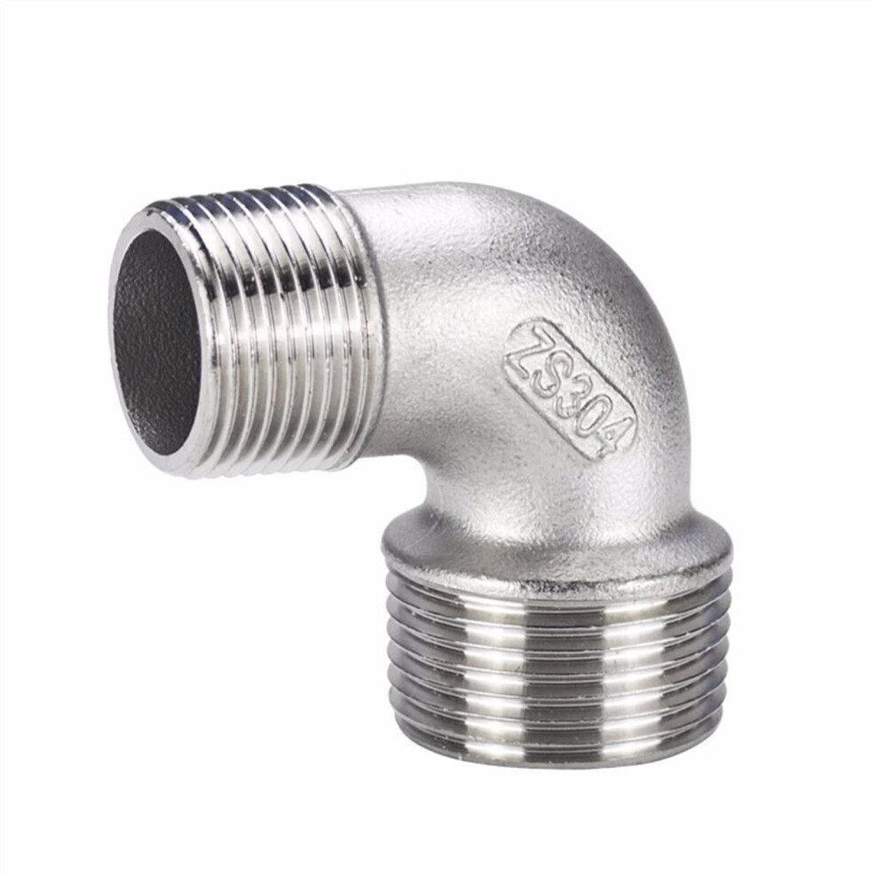Stainless Steel Elbow Ss304 90 Degree Bspt Reducer Fitting Dn25 X Dn15 Corrosion Resistant 9426802875959