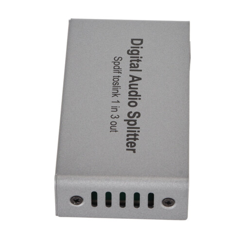 Οπτικός διαχωριστής SPDIF Toslink υποστηρίζει 5.1CH Dolby AC3 υψηλού εύρους ζώνης, διπλής 2