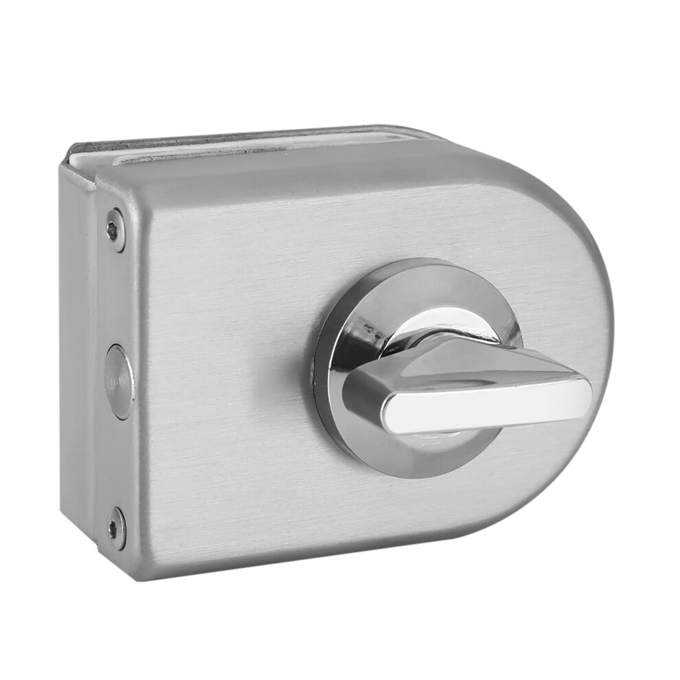 Glass Door Lock Stainless Steel Frameless Latch For 1012Mm Tempered Glass With Rotary Knob 9001264044145