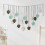 Handgewebter Blatt-Wandteppich, Wandbehang,-rote Farbe 6