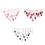 Handgewebter Blatt-Wandteppich, Wandbehang,-rote Farbe 3