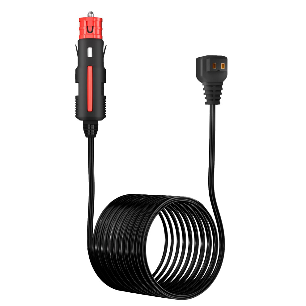 12V Dc Power Cord With Cigarette Lighter Plug, 16Awg Wire, 15A Fuse For Dometic And Alpicool Fridges 9189345629570