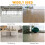 (Light gray) 20 Pcs Floor Mats Square Encrypted and Thickened Tile Carpet 50*50CM 7