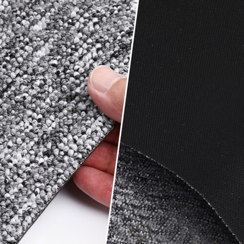(Light gray) 20 Pcs Floor Mats Square Encrypted and Thickened Tile Carpet 50*50CM 1
