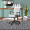 (Light gray) 20 Pcs Floor Mats Square Encrypted and Thickened Tile Carpet 50*50CM 10