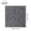 (Light gray) 20 Pcs Floor Mats Square Encrypted and Thickened Tile Carpet 50*50CM 8