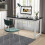 (Light gray) 20 Pcs Floor Mats Square Encrypted and Thickened Tile Carpet 50*50CM 9