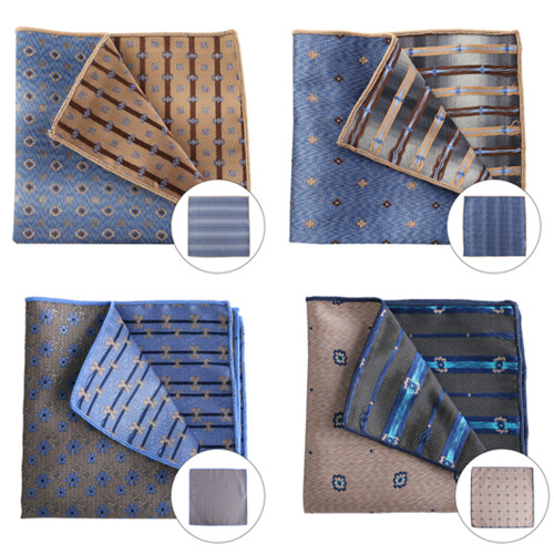 Mouchoir carré de poche en Polyester, serviette-Style 3 2