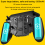 Gamepad με έξι δάχτυλα και αθόρυβο ανεμιστήρα ψύξης, εργονομικό χειριστήριο για 8