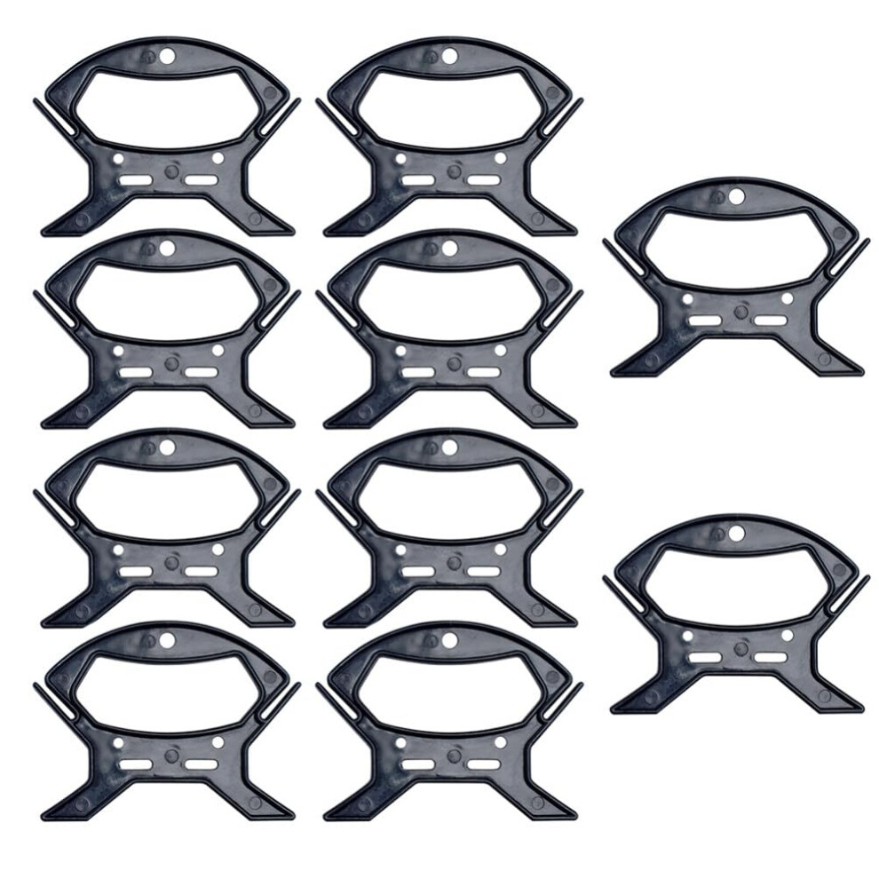 10Pcs Cord Winder And Rope Organizer For Fishing Line, Extension Cord Storage, Tangle Wrap, Black 9001264045333