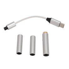 Adapter USB typu C do gniazda słuchawkowego Wysoka rozdzielczość dźwięku HiFi dla iPhone'a, Samsunga Pixela, MacBooka, jakość dźwięku HiFi,