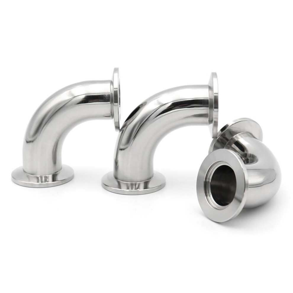Kf50 Stainless Steel Kf Elbow 90 Degree Vacuum Elbow Corrosion Resistant Tri Clamp Flange Fitting 9189345631283