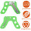 2pcs Woodworking Hand Plane Set with Adjustable Blade and Chamfering Edge Tool 15x10cm 3