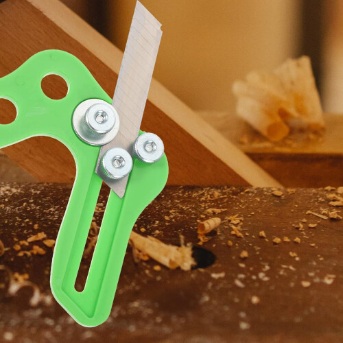 2pcs Woodworking Hand Plane Set with Adjustable Blade and Chamfering Edge Tool 15x10cm 1