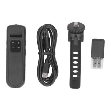 Mini bodycamera met infrarood nachtzicht en wifi-connectiviteit, met MP4-uitvoer en een lange batterijduur voor bewaking gedurende de hele dag.