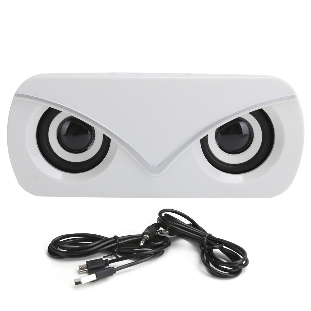 Bass Shock Output Speaker, Usb Powered Low Frequency Amplifier Rich Bass Crystal Clear Stereo Sound For Portable Stereo Speaker Entertainment, Clear 9420858039716