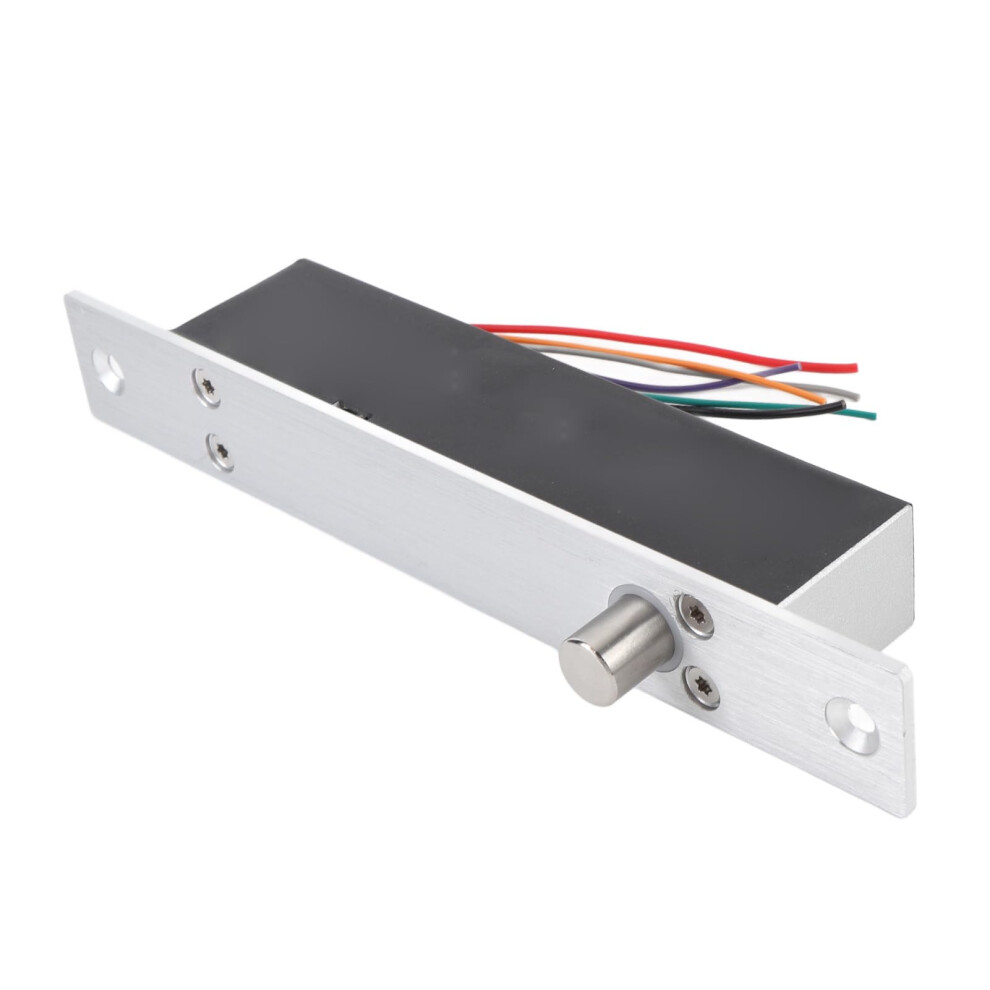 12V Electric Drop Bolt Lock Nc Mode Electronic Mortise Lock With Time Delay For Wood Glass Metal Doors 9426802877786