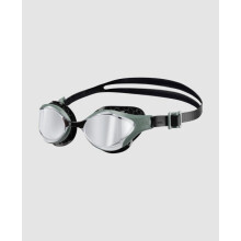 (Silver-Dark Olive) Occhialini da nuoto Arena Air Bold Swipe Mirror Fitness Swimming Swipe Anti-Fog
