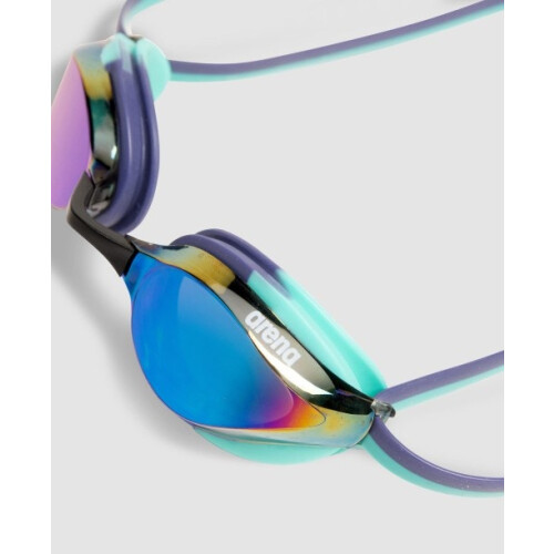 Arena (Turquoise-Dusk-Water) Arena Python Mirror Schwimmbrille, hydrodynamisches Design, weites Sichtfeld, perfekte Passform 2