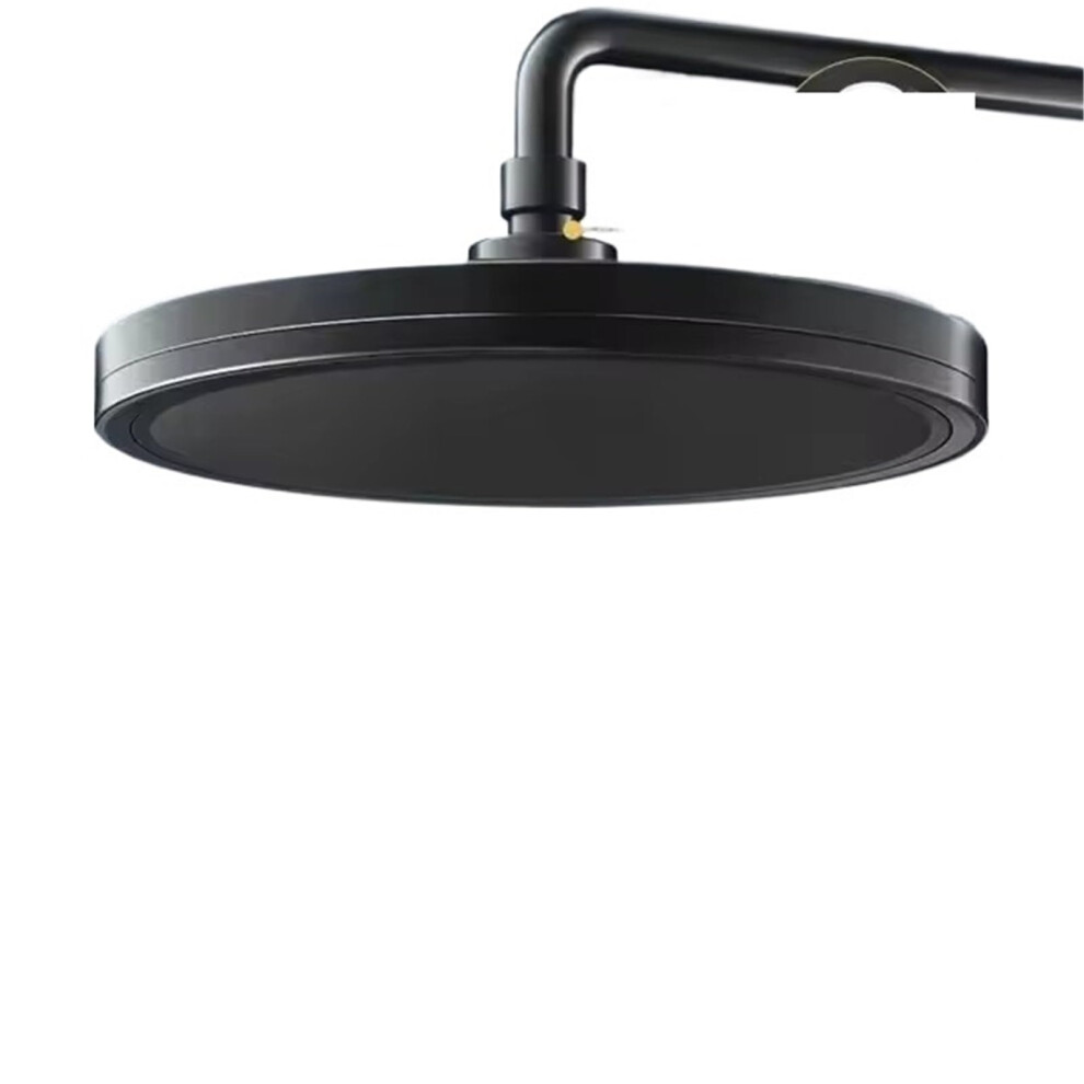 Pressure Handheld Shower Head With Wide Rainfall Spray, 6 Modes, Easy Installation, Black 9189345631696