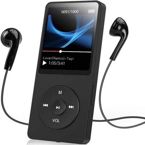 Συμπαγές MP3 Player με λειτουργία εγγραφής φωνής, φορητό music player με αναπαραγωγή MP3MP4 1