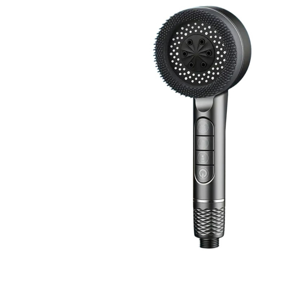 Handheld Water Saving Shower Head With Fourspeed Flow Control And Pressure Spray, Gray 9189345632037