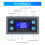 Digital Delay Relay Timer DC 630V LCD Display, 0.01s9999min Programmable Timer Switch 4