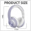 Fone de ouvido Bluetooth com som surround e microfone, confortável, com espuma viscoelástica e ajuste regulável. Som nítido e microfone de boa 5