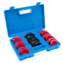 14PC Motorcycle Fork Seal Driver Tool Kit with Multiple Size Adapters for 35mm50mm Forks