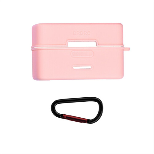 Silicone Scratch-Proof Protective Case Wireless Microphone Protector for Mic Mini Charging Case Pink 2