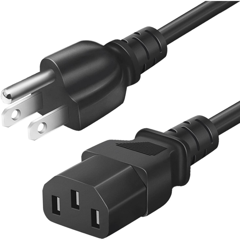 5Ft Ul Listed 3 Prong Ac Power Cord For Tv, Computer, Monitor, Printer And Electronics 9119770771438