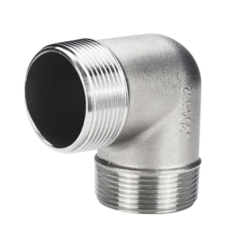304 Stainless Steel Elbow 90 Degree Male Threaded Pipe Fitting Corrosion Resistant Dn8dn50 9426802876437