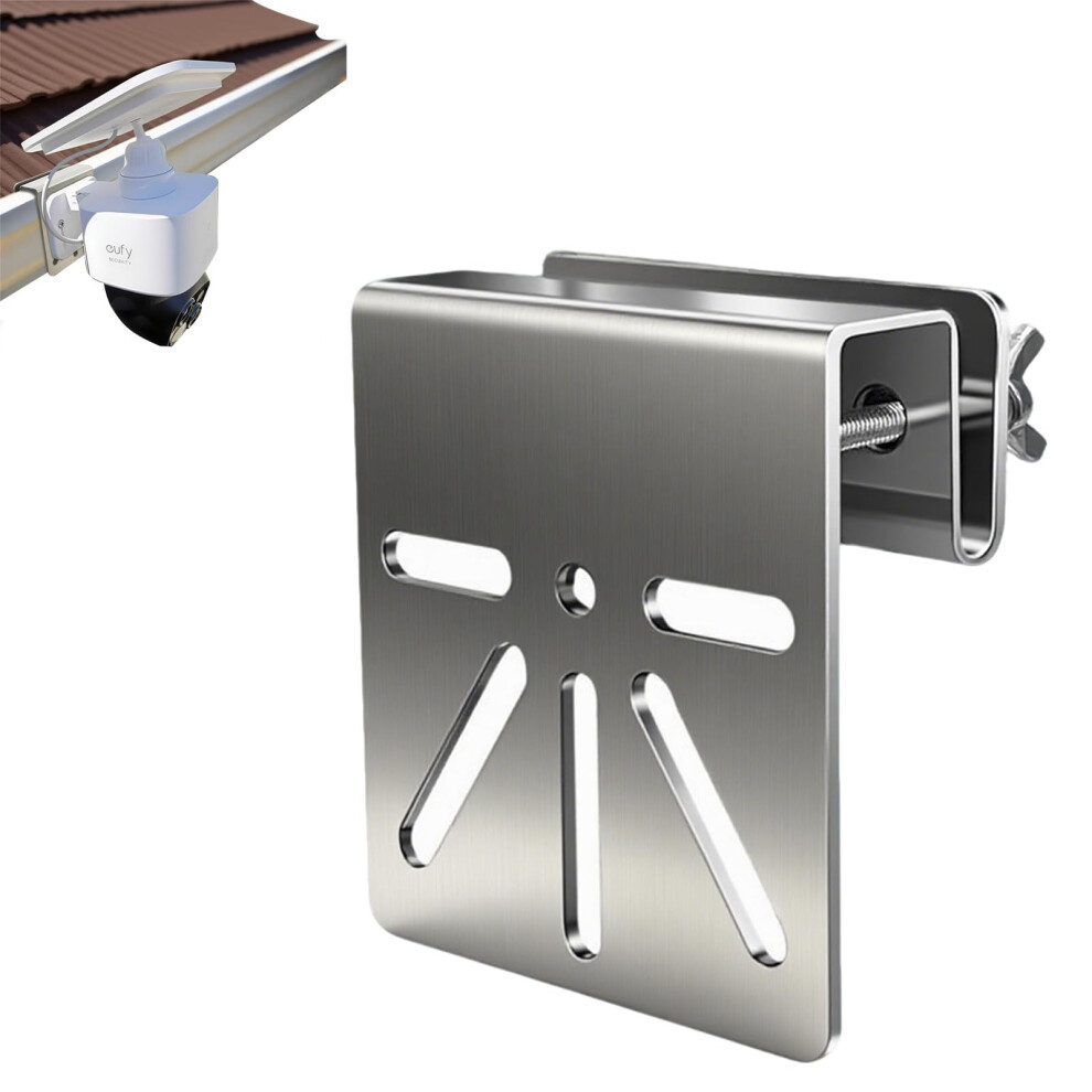 Security Camera Gutter Mount For Eufy Solocam S340 E30, Rustproof Stainless Steel Outdoor Bracket 9119770770974